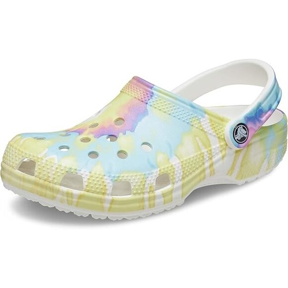Crocs Classic Solar Tie Dye Clogs Men's Size 13 NEW - Picture 2 of 7
